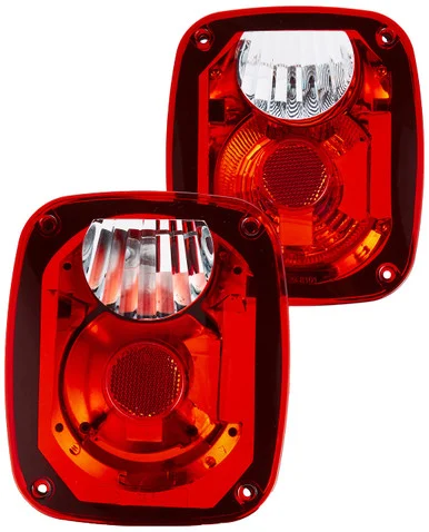 Rampage 5307 Tail Light Conversion Kit Pair for Jeep Wrangler