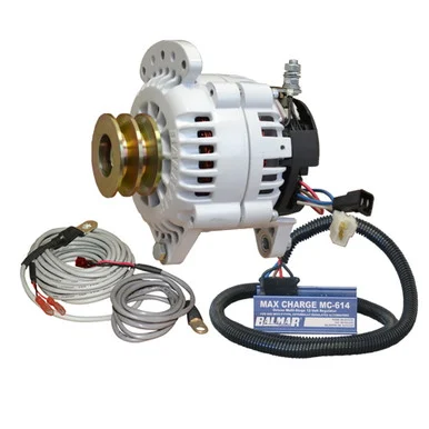 Ballard Commercial Industries, Inc. 60-YP-MC-100-DV Balmar Alternator 100 Amp Kit 12v 3.15" Dual Foot Saddle Dual Pulley Regulator & Temp Sensor