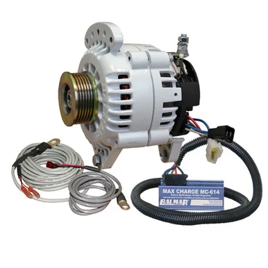 Ballard Commercial Industries, Inc. 60-YP-MC-100-K6 Balmar Alternator 100 Amp Kit 12v 3.15" Dual Foot Saddle K6 Pulley Regulator & Temp Sensor