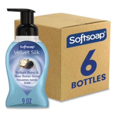 Colgate 61052556CT Velvet Silk Foaming Liquid Hand Soap, Twilight Berry And Shea Butter, 9 Oz, 6/carton