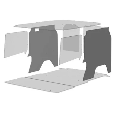 Legend Fleet 6741142613 DuraTherm Insulated Wall Liner for ProMaster City - Gray