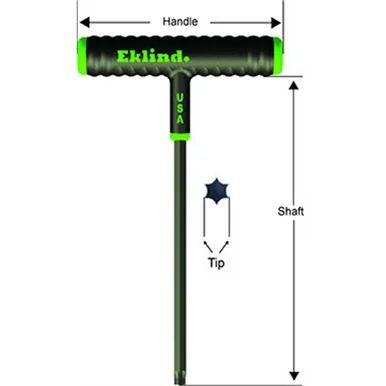 Eklind Tool Company 68645 Power-t T-handle Torx Key T45
