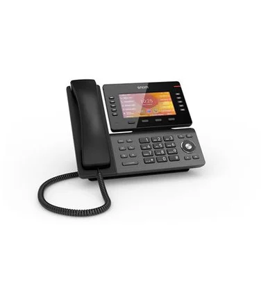 Snom D865 IP Phone - Corded - Corded/Cordless - Bluetooth, Wi-Fi - 5 Multiple Conferencing - Desktop, Wall Mountable, Stand Mountable - Gunmetal Black (80-s110-00)