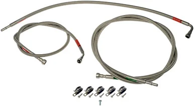 Dorman 819812 Front Flexible Stainless Steel Braided Fuel Line