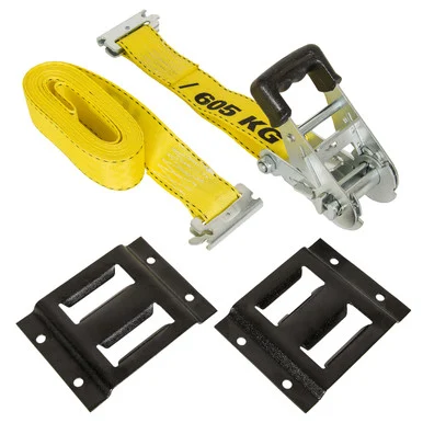Hampton 89350 Logistic Ratchet Tie Down Strap 1.75" X 15'