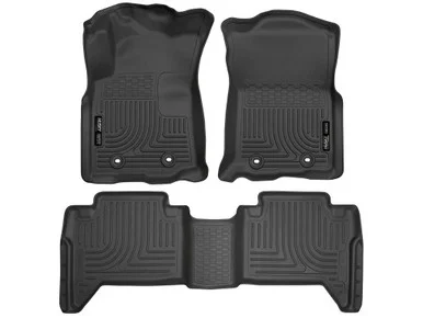 Husky Liners 93941 Weatherbeater Front & 2nd Row Floor Mats for Toyota Tacoma Automatic