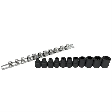 CTA Tools 9598 Cta Manufacturing 10 Piece Flat-cut Ep - Star Plus Socket Set