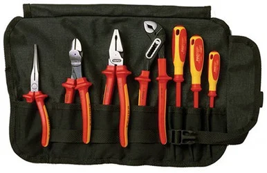Knipex 9K989827US Insulated High Leverage Tool Set 7 Piece