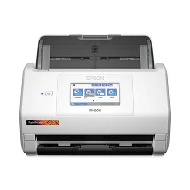 Epson B11B258202SE Rapidreceipt Rr-600w Scanner, Scans Up To 8.5 X 240, 600 Dpi Optical Resolution