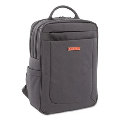 Stebco BKP1012SMCH Cadence 2 Section Business Backpack, For Laptops 15.6", 6" X 6" X 17", Charcoal