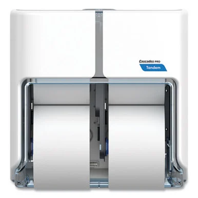 O Neil Printers C315 Tandem No Touch High Capacity Bath Tissue Dispenser, 12.6 X 6.6 X 12, White