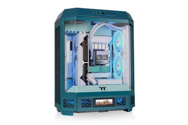 Thermaltake CA1Z100MTWN00 Tower 600 Mid-Tower PC Case - Transformative Teal
