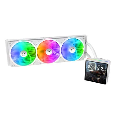 Thermaltake TH360 V3 Ultra ARGB Sync Snow Edition Cooling Fan/Radiator/Water Block/Pump (cl-w476-pl12sw-a)