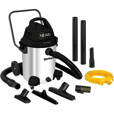 DieHard 16-Gallon 6.5 HP Pro Series Wet/Dry Vacuum (dh7000701)