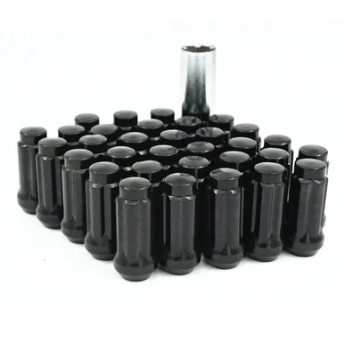 West Coast Wheel Accessories DPC5814STB 14*1.5 Spln Blk Clsd 8lug
