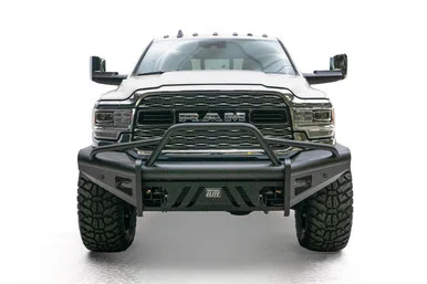 Fab Fours DR19Q44621 Black Steel Elite Front Bumper