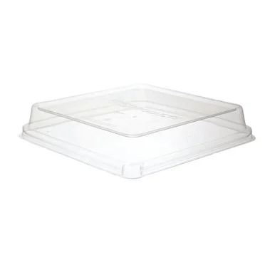Eco Products EPSCS9SLID Renewable And Compostable Lids, 8.8 X 8.8 X 1.64, Clear, Plastic, 200/carton
