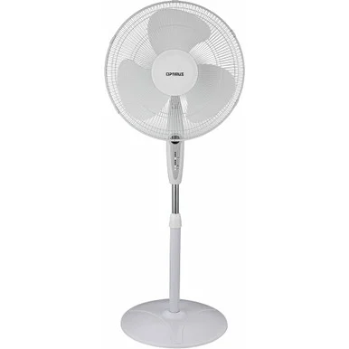 Optimus F-1672WH 16" Oscillating Stand Fan with Remote