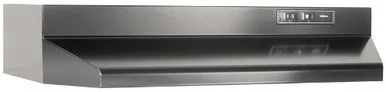 Broan F402423 Under Cabinet Vent Hood - 30" Wide - 190CFM Fan - Black
