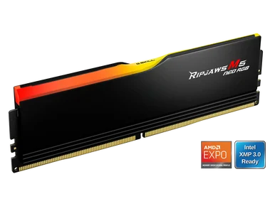 G.SKILL F56000J3636F16GX1RM5NRK 16GB DDR5 6000 Desktop Memory Ripjaws M5 Neo RGB - G Skill