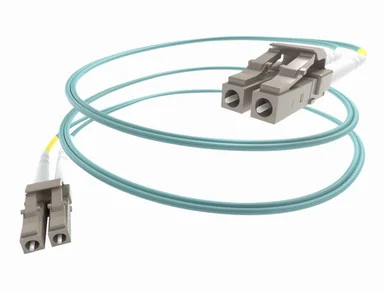 Unirise Fiber Optic Duplex Patch Network Cable - Fiber Optic For Network Device - Patch Cable - 29.53 Ft - 2 X - 2 X - Aqua (fj5glclc-09m)
