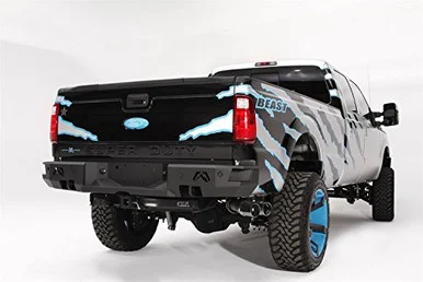Fab Fours FS08W13511 Heavy Duty Sensor Rear Bumper for Ford Super Duty