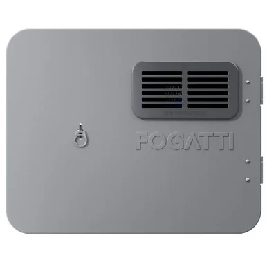 Fogatti FSGD1518 15x18" RV Water Heater Replacement Door Kit - Gray