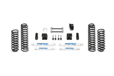 Fabtech 4DR SPORT SYSTEM W/PERF SHKS FTS24097 - fabtech motorsports