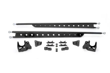 Fabtech SUPER DUTY TRCTN BARS BLACK FTS62003BK - fabtech motorsports