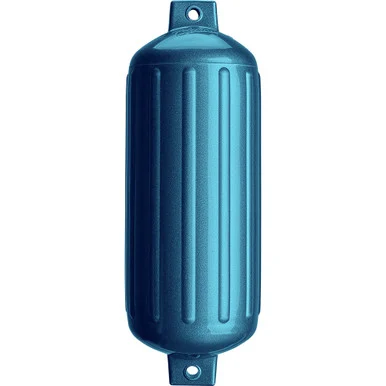 Polyform G-6METALLICBLUE G-6 Twin Eye Fender 11" X 30" - Metallic Blue