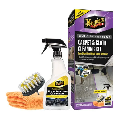 Meguiars G55268 Meguiar's Quik Solutions Carpet & Cloth Cleaning Kit