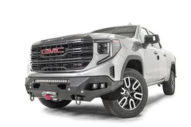 Fab Fours GS23X5851B Matrix Front Bumper Black for GMC Sierra 1500 2023