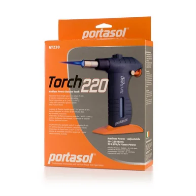 Portasol GT220G Green Med Pwr Butane Torch 50-220 Wa