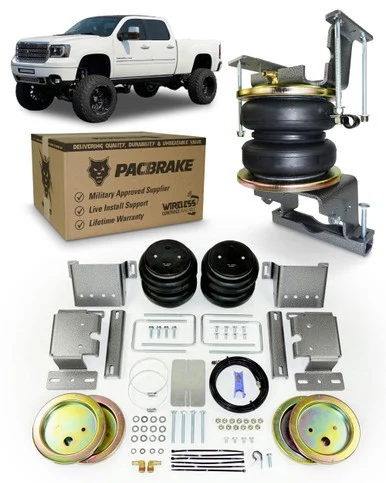 Pacbrake HP10171X Alpha XD 7500 Pound Rear Air Suspension Kit for Silverado Sierra 2500 3500
