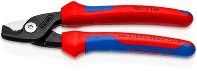 Knipex KNT-9512160SBA 6 1/4" Stepcut Cable Shears