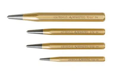 Knipex KNT-9R430004 4 Pc Center Punch Set