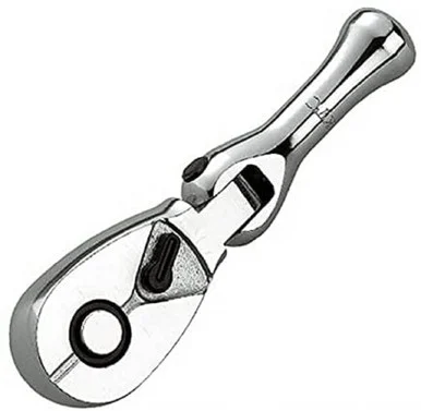 KTC KTC-BR2FS 1/4"sq. Ratchet Handle (short Flexible) 80mm Long