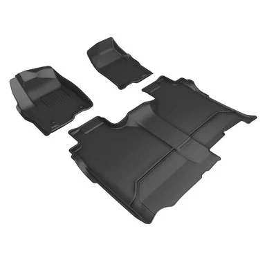 3D Mats L1CH11001509 Kagu Floor Mat Set Black for Chevrolet Silverado 1500 2019-2026