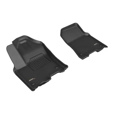 3D Mats L1DG04111509 Kagu Front Floor Mats Black for RAM 1500 Crew Cab 2025-2026