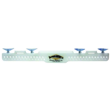 Deep Blue Marine LR-18 18" Acrylic Lure Rack - Suction Cup Mount - White