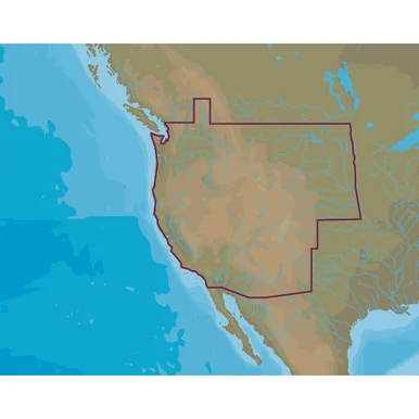 Cmap M-NA-D071-MS 4d, Us Lakes, West