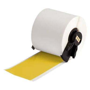 Brady M6C-2000-595-YL All Weather Permanent Adhesive Vinyl Label Tape For M6 M7 Printers - 2 In W X 50