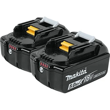 Makita 18V LXT Lithium-Ion 5.0Ah Battery, 2/pk (mkt-bl1850b-2)