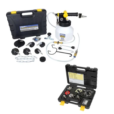 Mityvac MVB1050 7840 And 6855 Bundle - Pressure Brake Bleeder With Master Cylinder Expansion Cap Kit