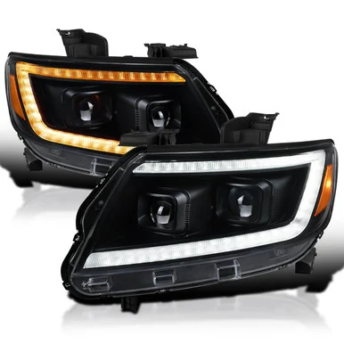 Spec-D Tuning OL15JMSQRS Chevrolet Colorado Projector Headli 2LHPCOL15JMSQRS