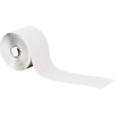 Pacon® Bordette Decorative Border, White, 2-1/4" x 50', 1 Roll (p0037016)