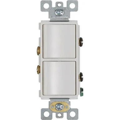 Broan 2-Rocker Switch, White (p2rw)