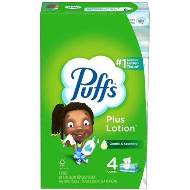 Puffs Plus Lotion Facial Tissue (pgc-58600)