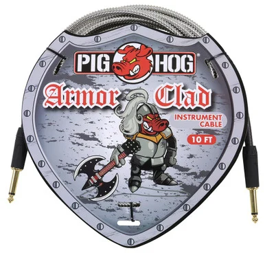 Pig Hog PHAC10 Armor Clad 1/4" Instrument Cable - 10'