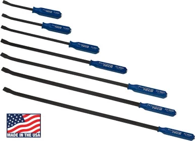 Platinum Tools PLT-99907 7pc Pry Bar Set With Storage Rack-made In Usa 99907_59